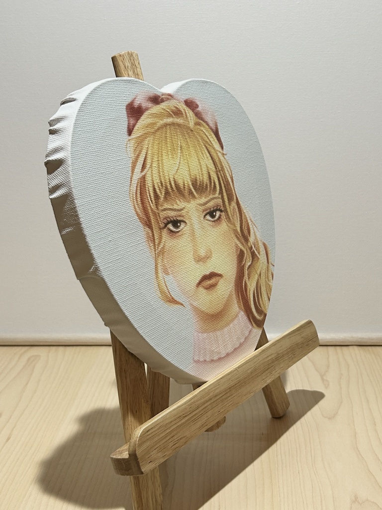 オリジナルイラスト「怒」 プリントキャンバス