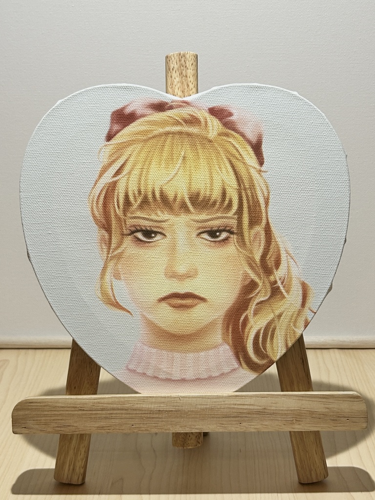 オリジナルイラスト「怒」 プリントキャンバス