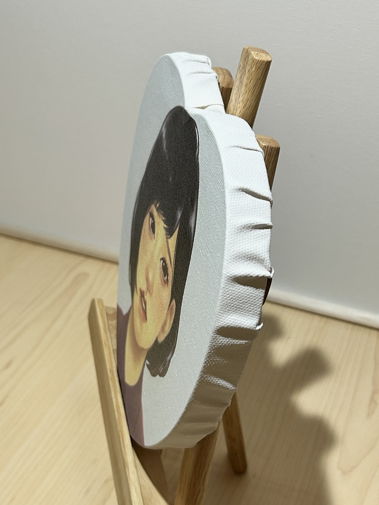 オリジナルイラスト「哀」 プリントキャンバス