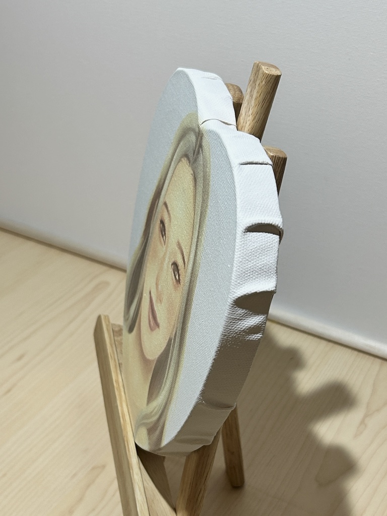 オリジナルイラスト「楽」 プリントキャンバス