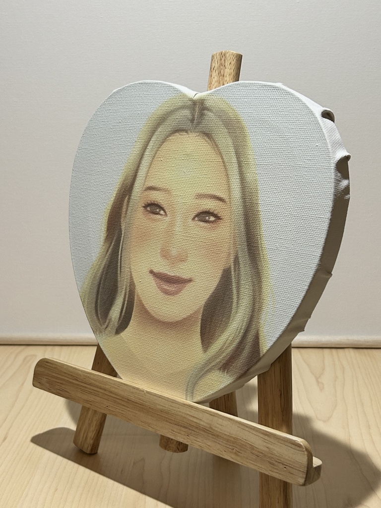 オリジナルイラスト「楽」 プリントキャンバス