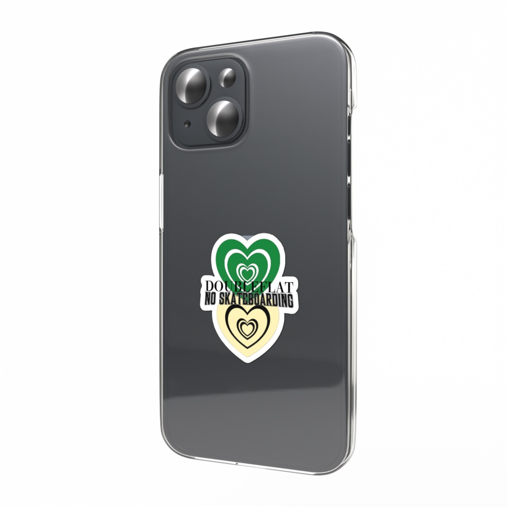 doubleflat skateboarding Smartphone sticker