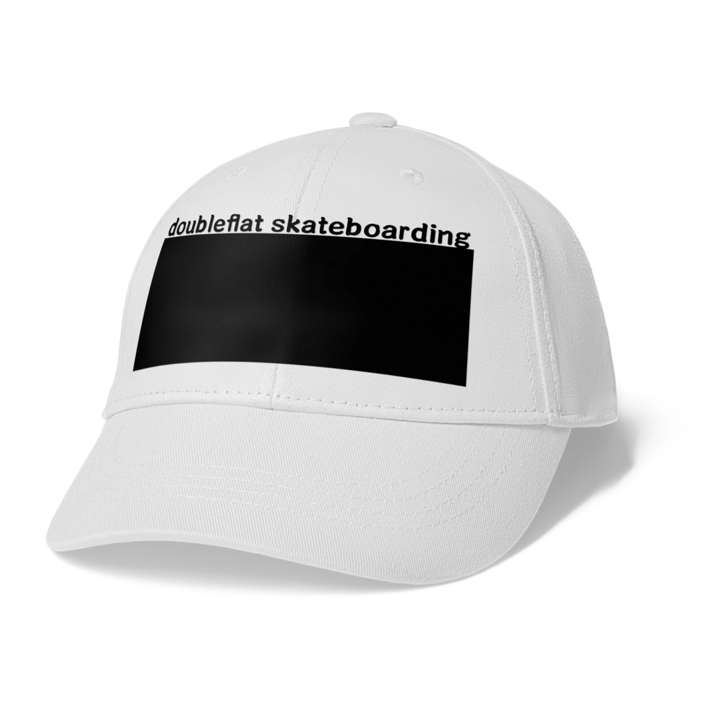 doubleflat skateboarding blackout cap