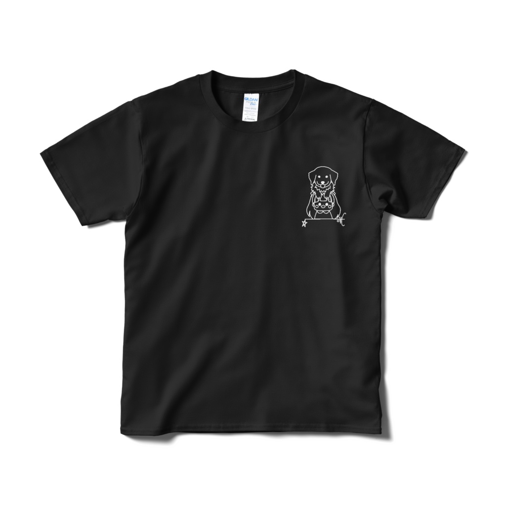 おともだち 黒Tシャツ