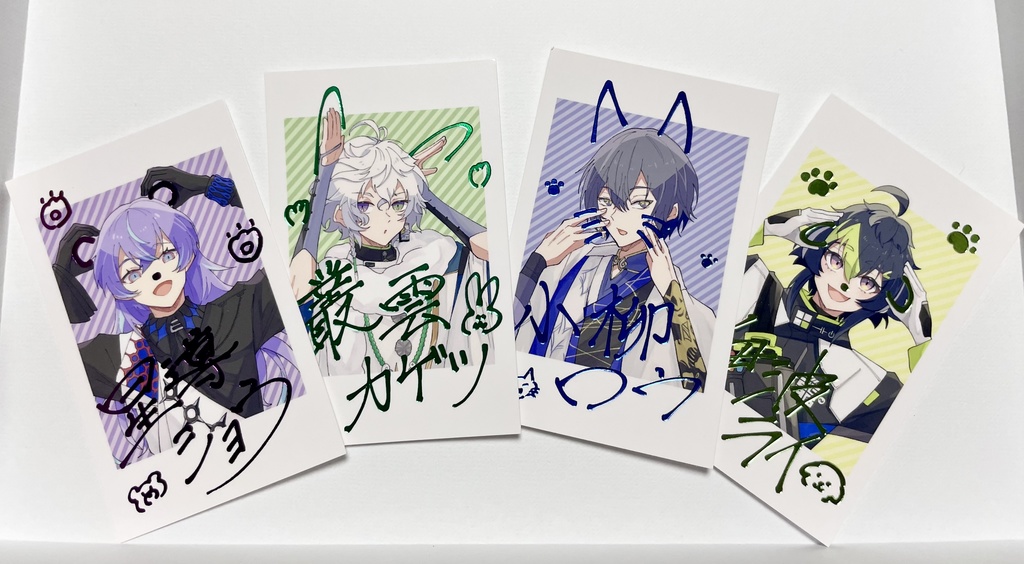 Dytica箔押しチェキ風カードセット