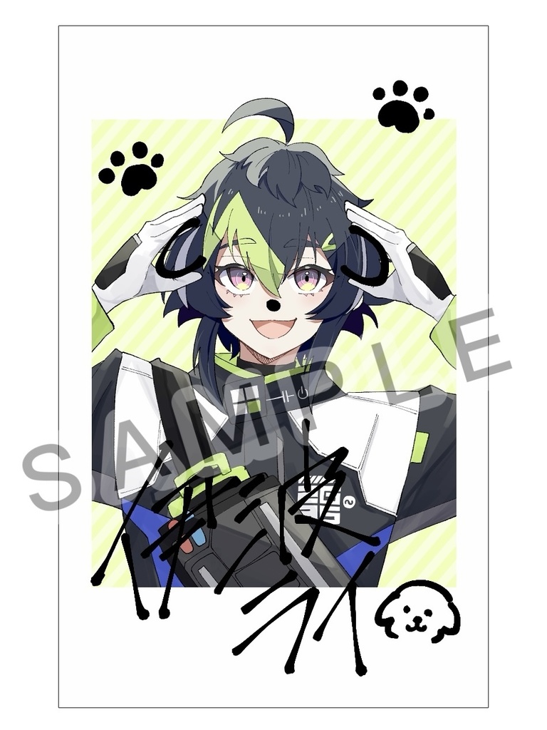 Dytica箔押しチェキ風カードセット