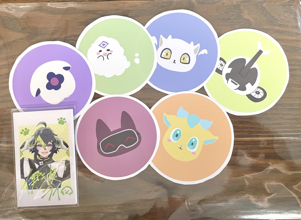 Dytica&Oriensおすわりステッカーセット