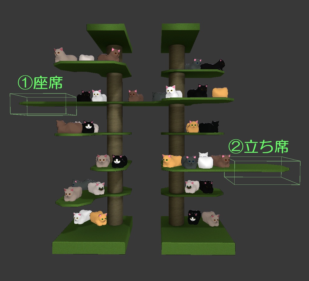 キャットタワーアバター