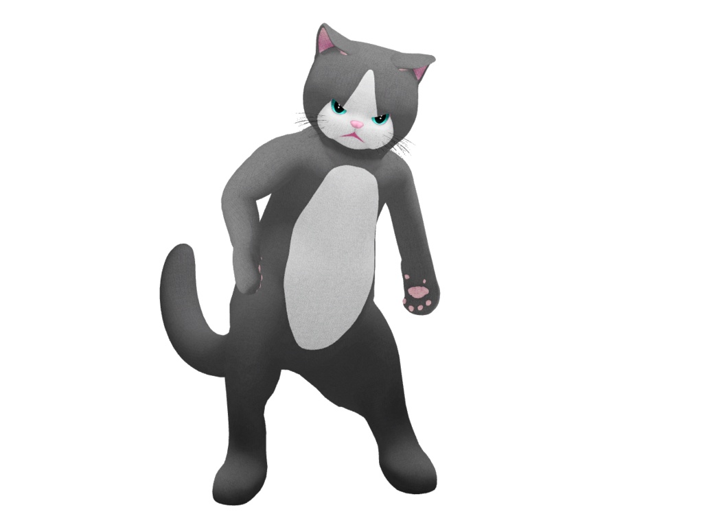 二足歩行ねこぬい