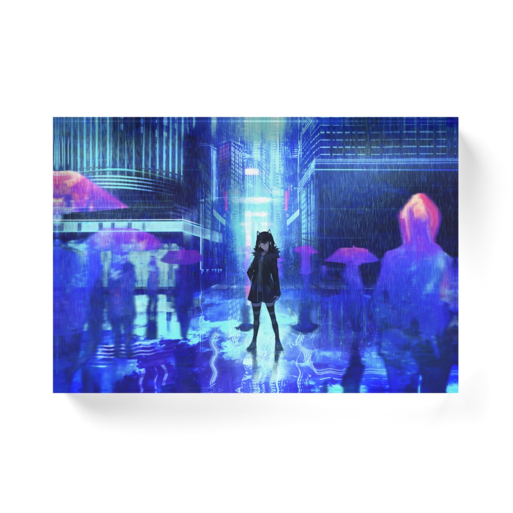 rainy day2017 AcrylicBlock