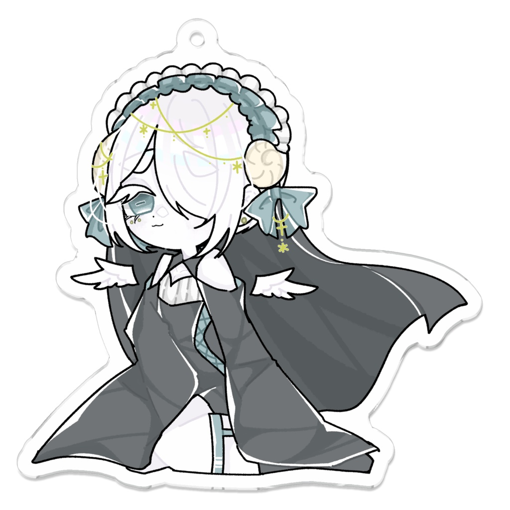 ［ｱｸﾘﾙｷｰﾎﾙﾀﾞｰ／70×70mm］⛪️🐏