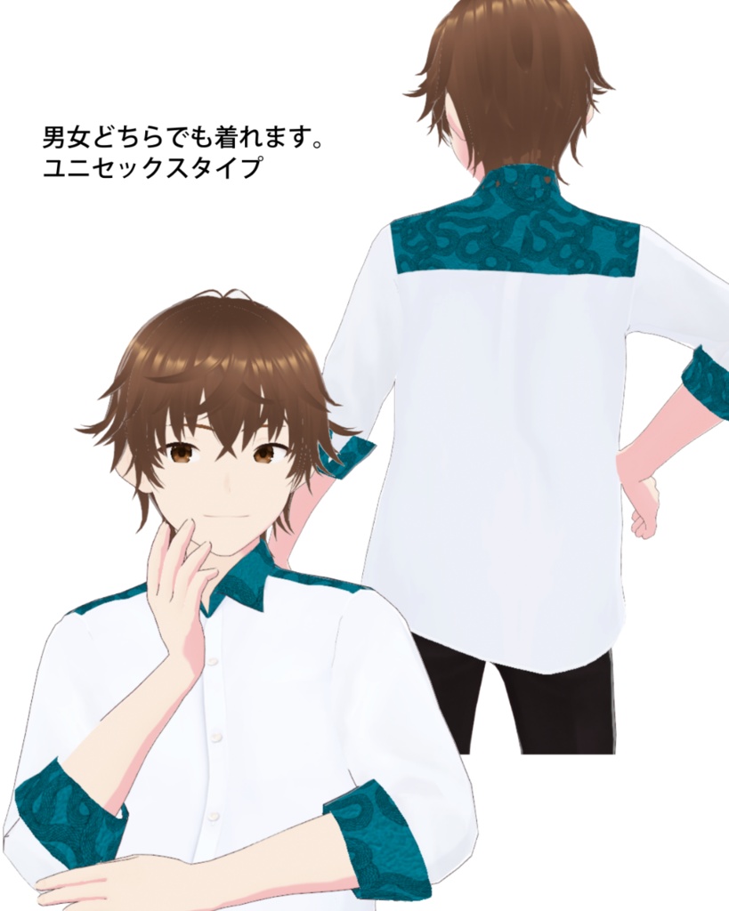 VRoid柄シャツ6色