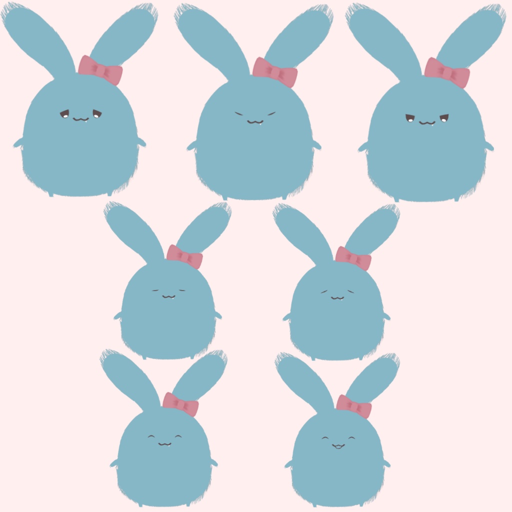 オリジナル3Dモデル 「まよん」&「うさまよ」