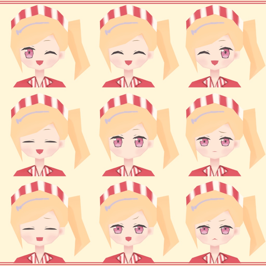 オリジナル3Dモデル「アニー」