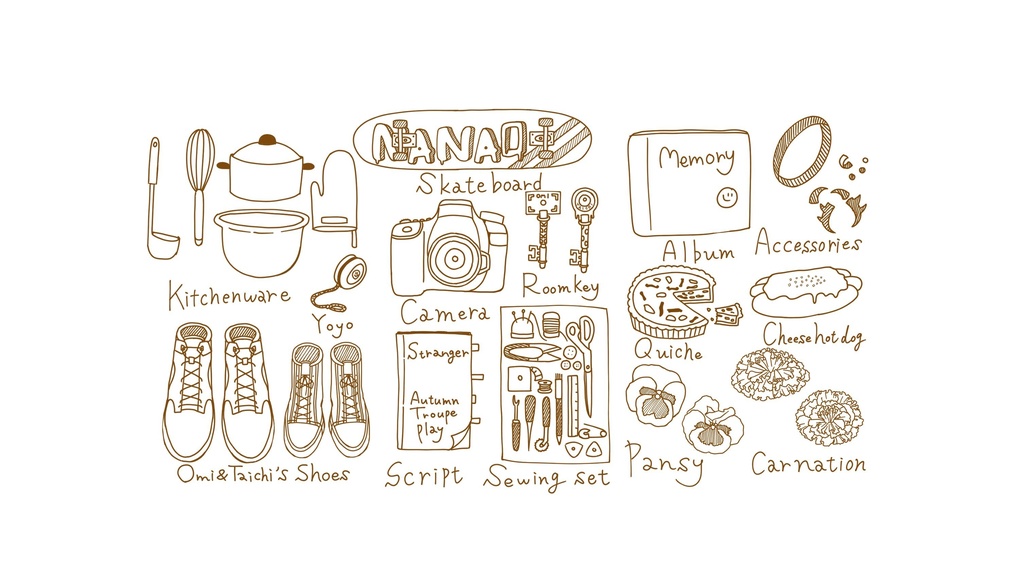 【臣太】フラットポーチ