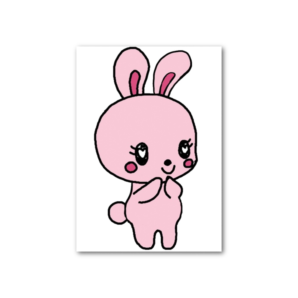 うさぎフォト風カード