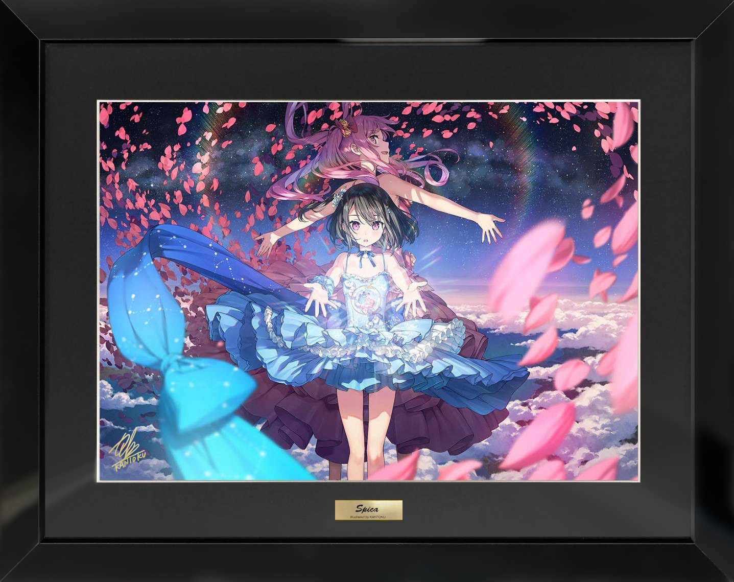 ほぼ新品！片桐雛太 直筆サイン入り複製原画・放課後の過ごし方 戦国恋姫