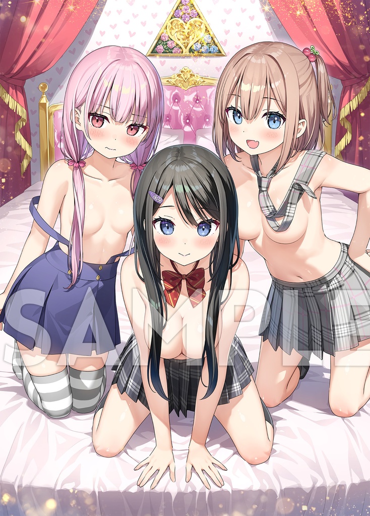 3人ハーレムB2タペストリー