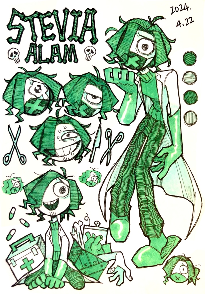 MADVILLAINSステビア　原画はがき