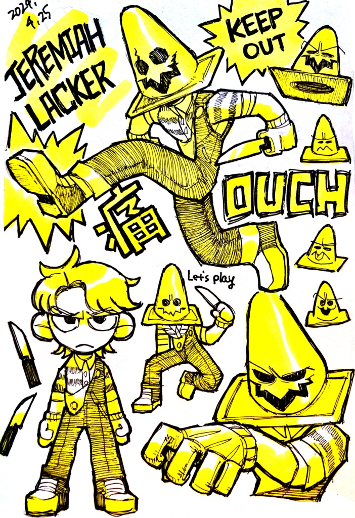 MADVILLAINS　原画はがき2枚セット