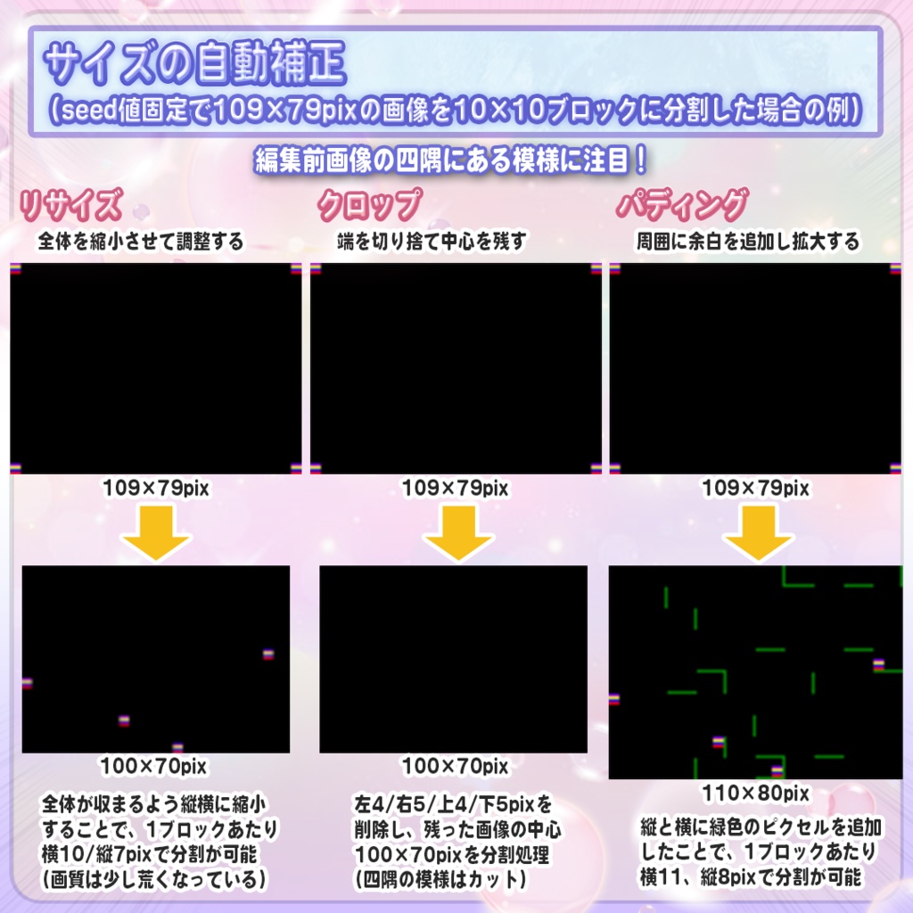PicScatter 画像分割ランダム配置アプリ ※Windows専用