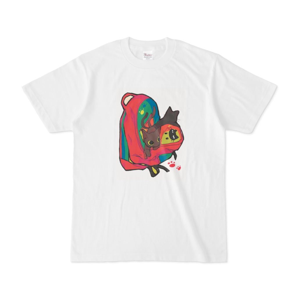 黒豆にゃんTシャツ