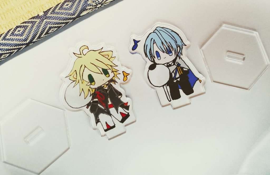 にゃんせん&ちょぎ おとも アクリルスタンド