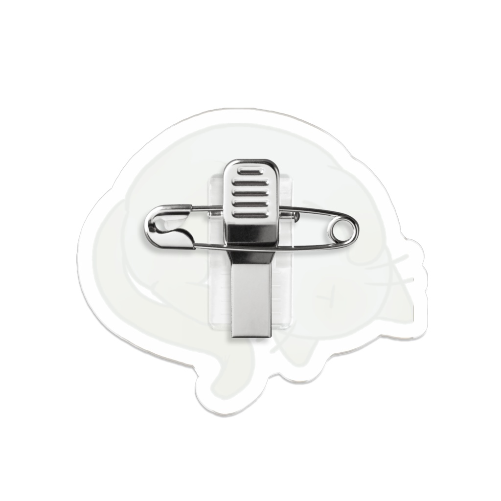 ネムカぐったりアクリルバッジ