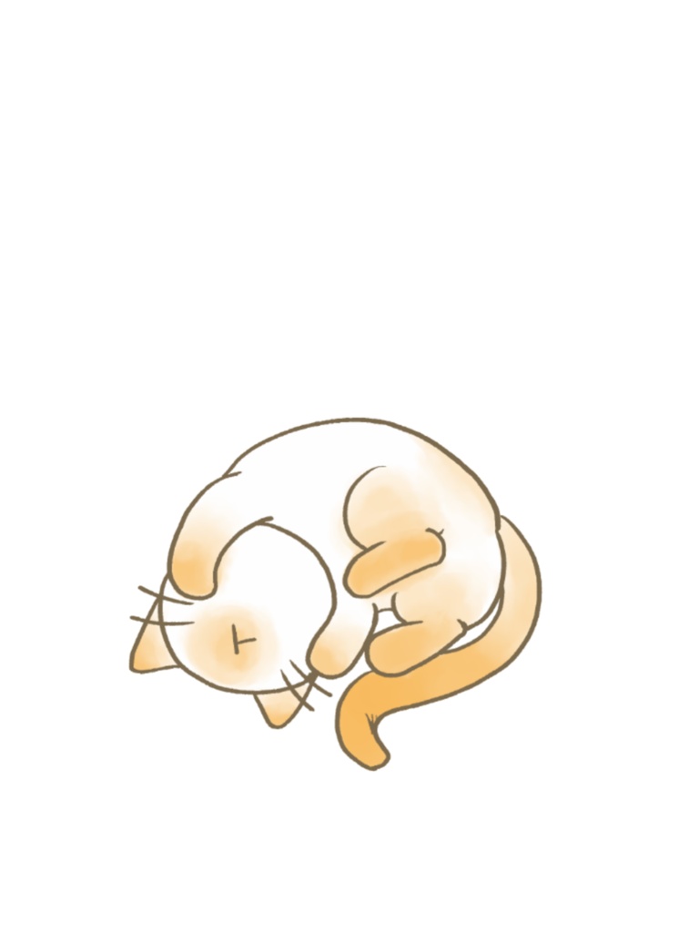 暑いの無理猫Tシャツ