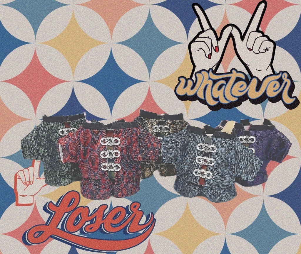 ヘビガラチャイナ(カラータイプ)🐍🖤