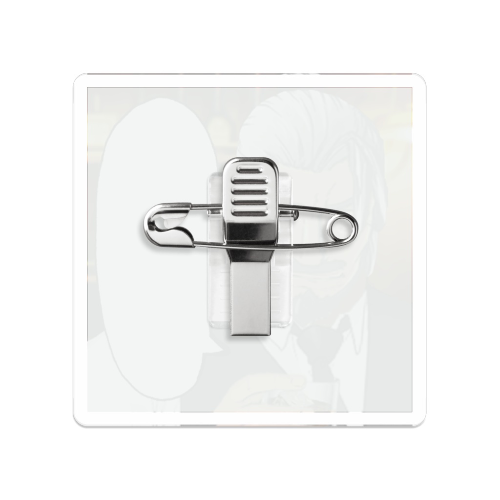 書き込めるアクリルバッジ 異種メールA