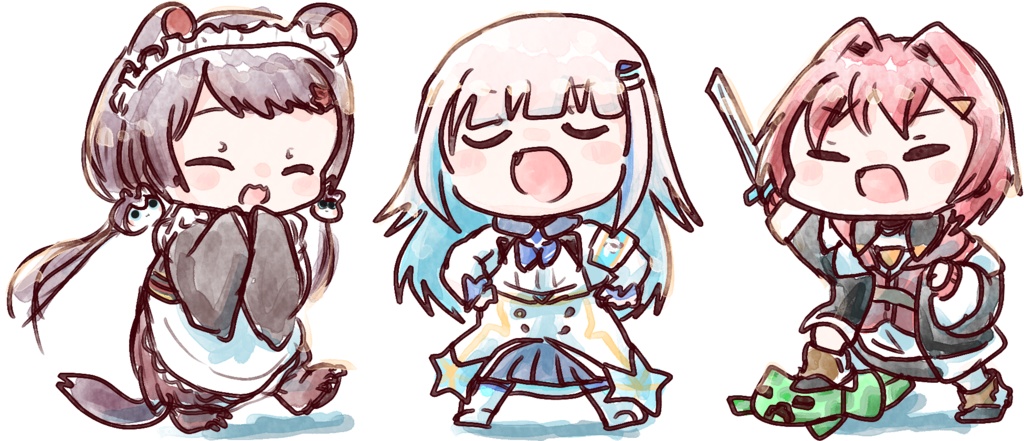 【非公式】さんばかマイクラマスキングテープ