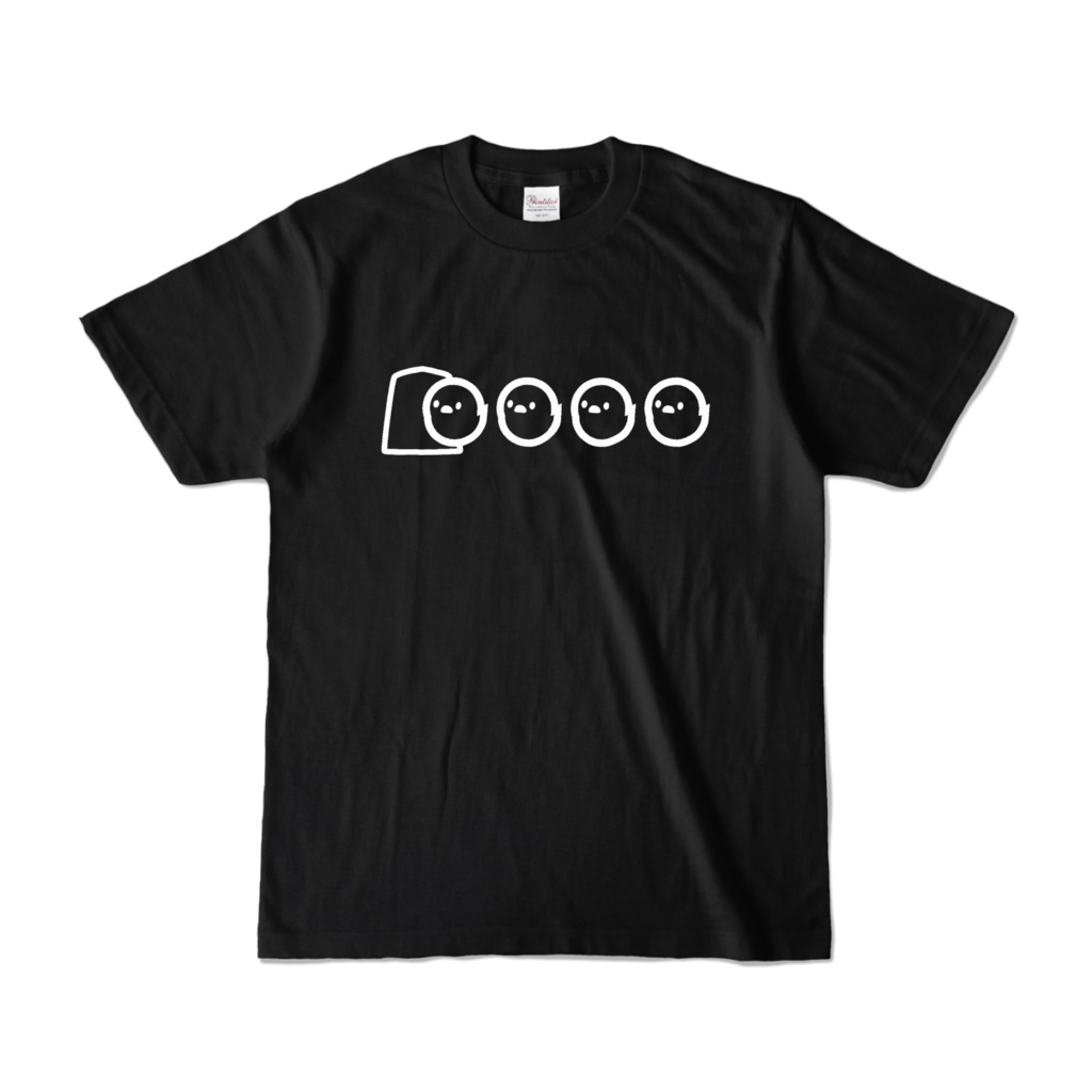 ぴよ将棋Tシャツ ブラック