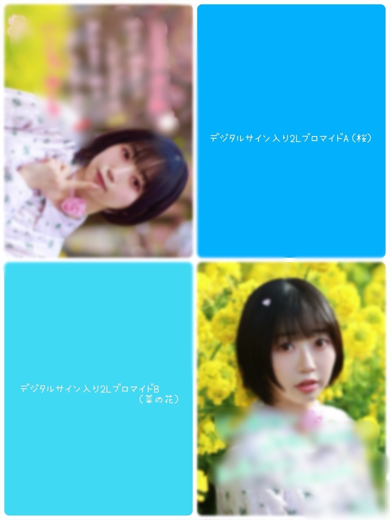 はるいろデジタルサイン入り2LブロマイドA