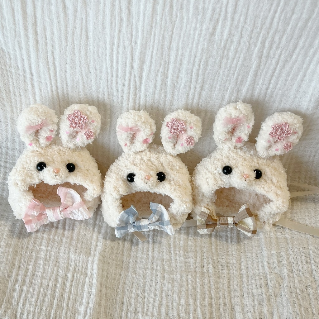 さくらうさぎの被り物