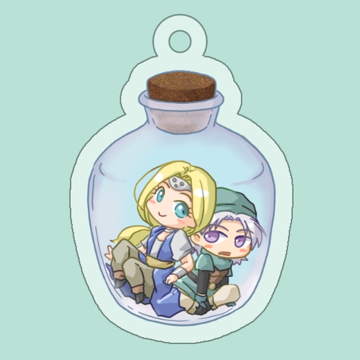 テリー＆ミレーユ　アクリルキーホルダー
