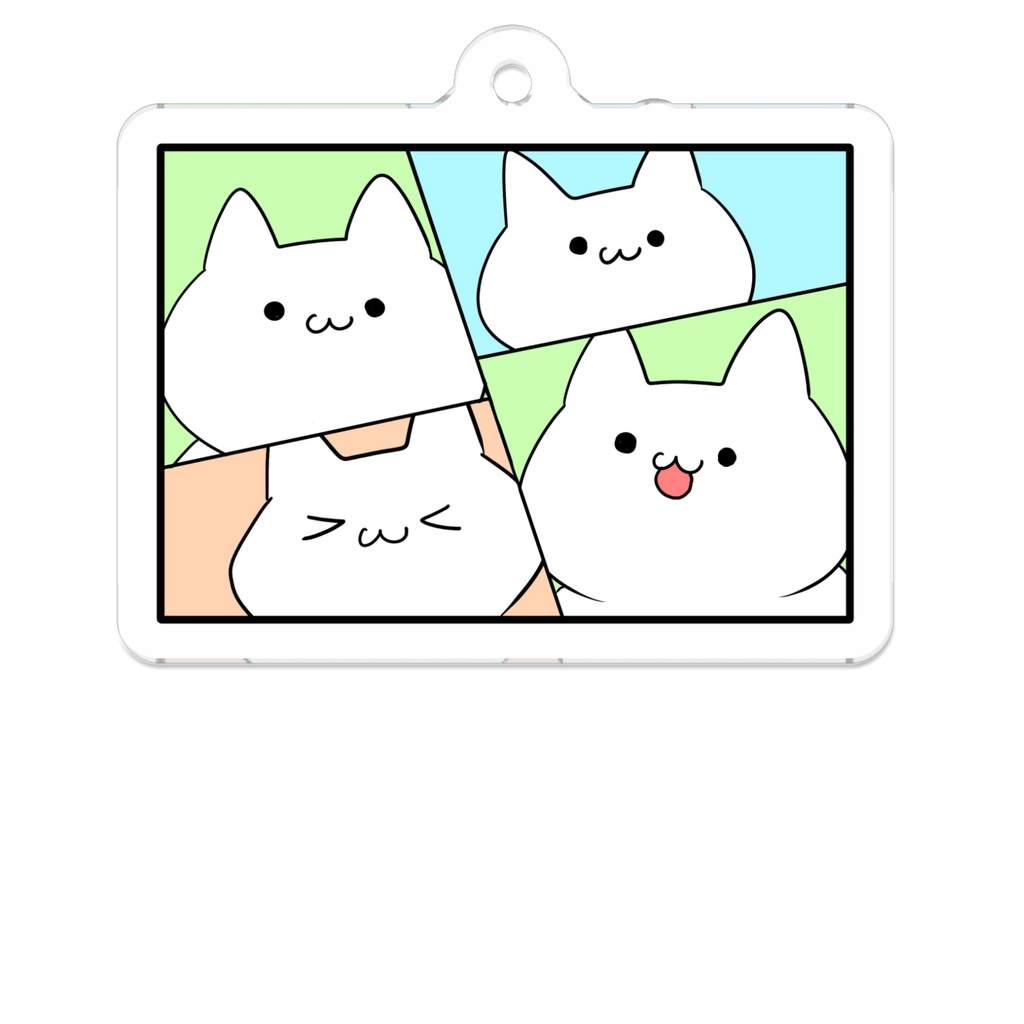 素直な猫のアクキー