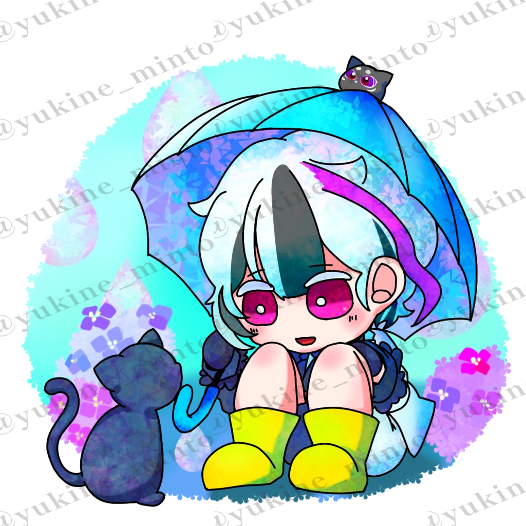 梅雨ベリアクリルキーホルダー