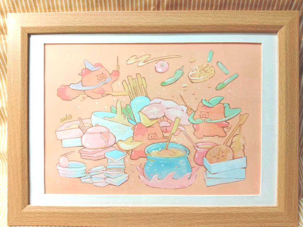 【原画イラスト】串カツの魔女