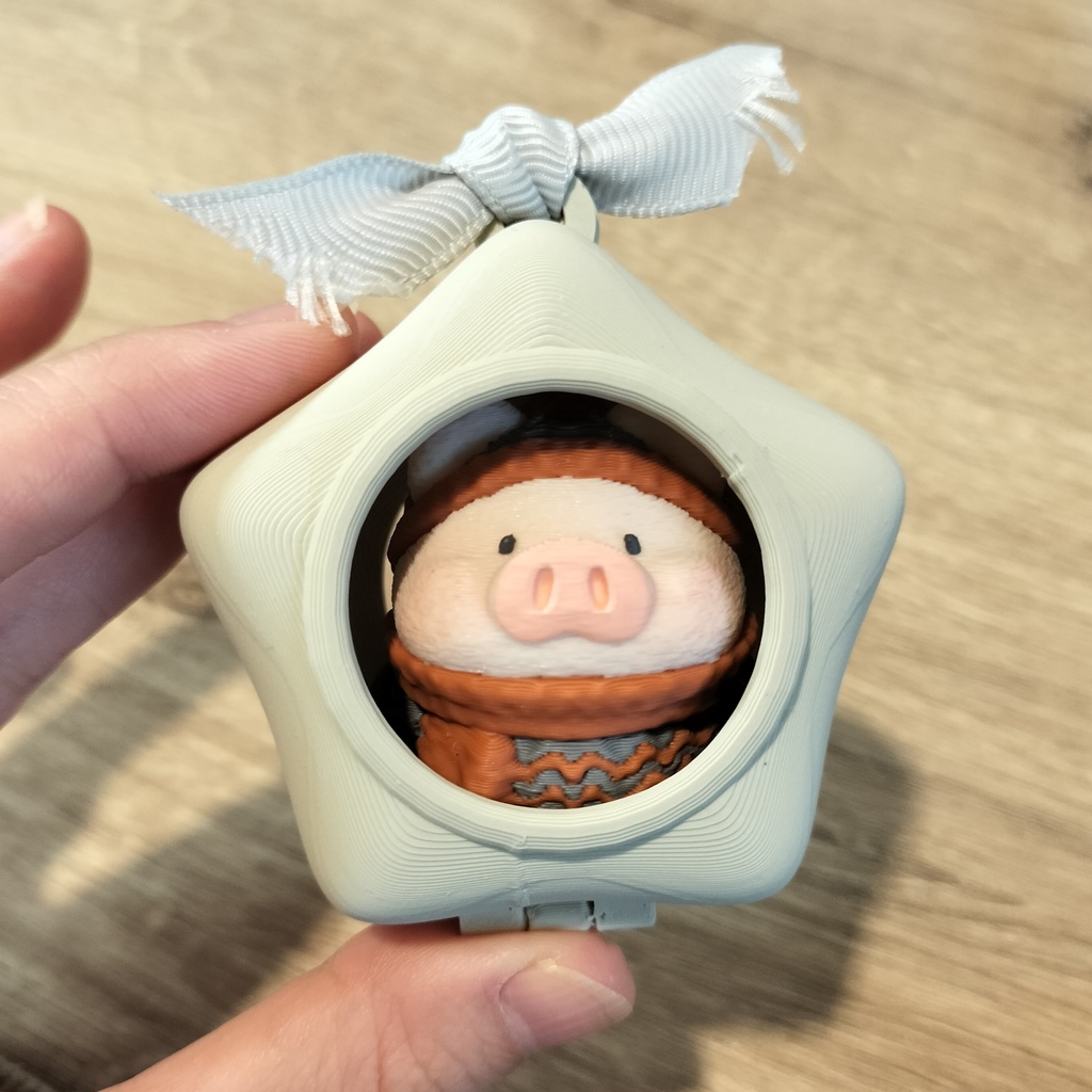 【フィギュア】ぶたすた クリスマス オーナメント風 ブタさん フィギュア ブラインドカプセル