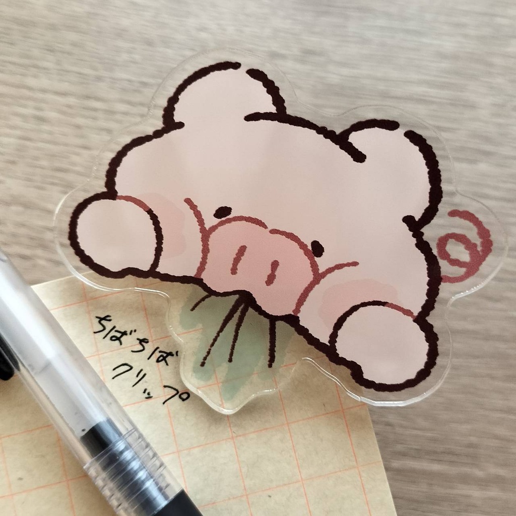 【アクリルクリップ】チバチバアクリルクリップ