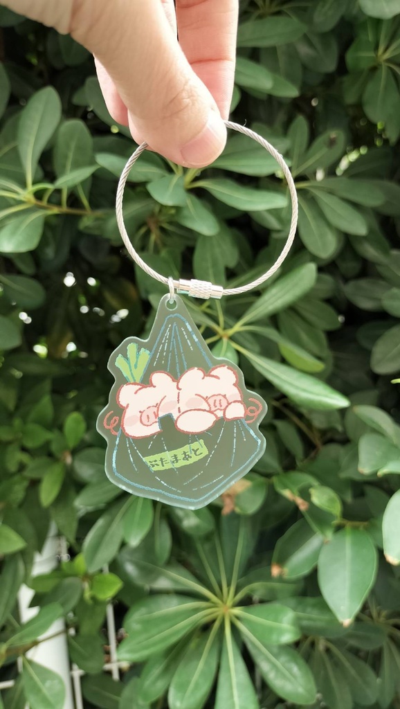 【アクリルキーホルダー】スーパーの袋入