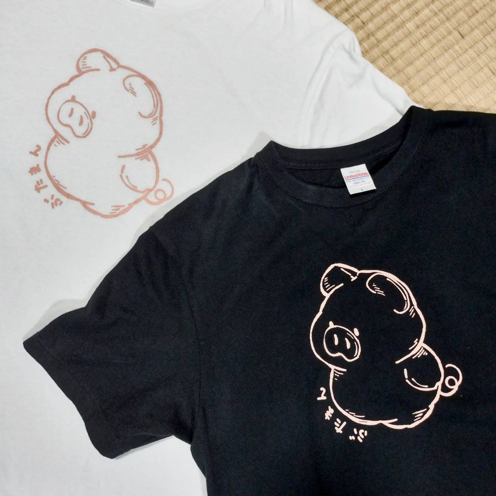 ぶたまん Tシャツ 男女兼用