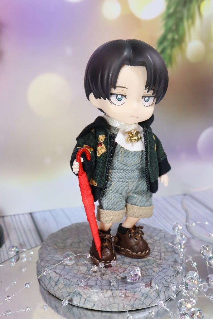 ちょい傘(赤) ねんどろいどどーる・オビツ11サイズ