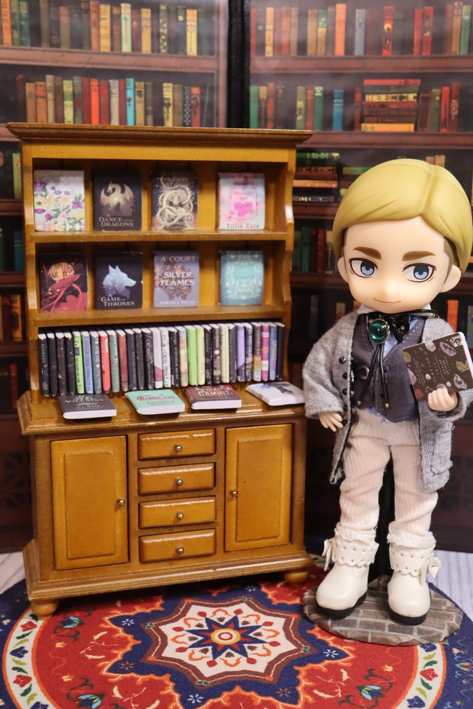 そこそこの本の山　本５０冊セット　　ねんどろいどどーる・オビツ11サイズ