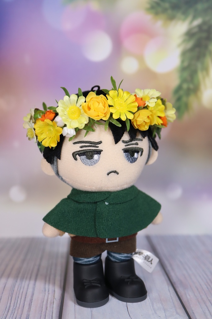 ぬいたんに捧げる野原の花冠(黄)