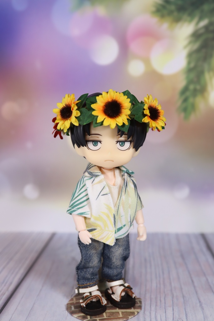 ひまわりの花冠　（ねんどろいどサイズ）　