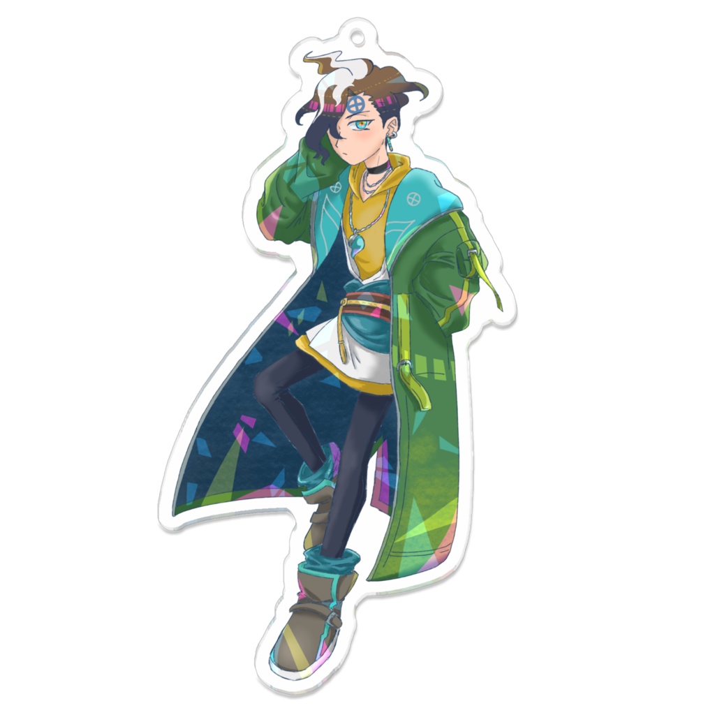 アクリルキーホルダー　アス（ギンガウォッチ）