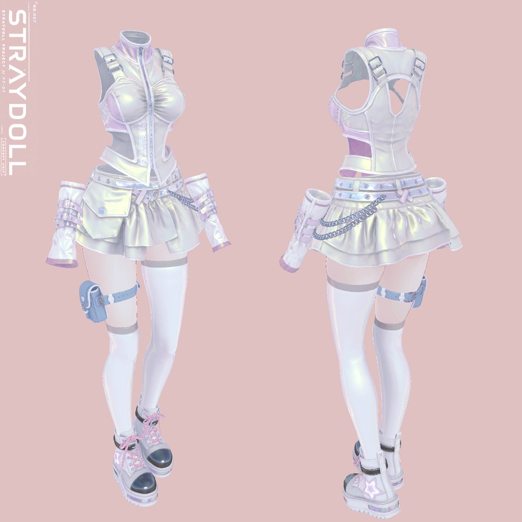 【Shinano/Plum/Rurune対応】StrayDoll - Y2K Futuristic Techwear
