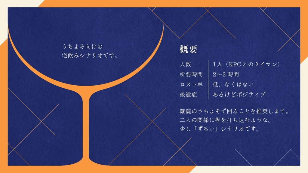 クトゥルフ神話TRPGシナリオ『Hazy Night / ヘイジーナイト』SPLL:E109309